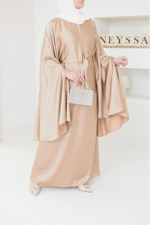 Ensemble papillon 2 pièces tunique papillon avec jupe style jilbab parfait pour femme voilée