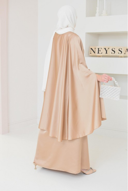 Ensemble papillon 2 pièces tunique papillon avec jupe style jilbab parfait pour femme voilée
