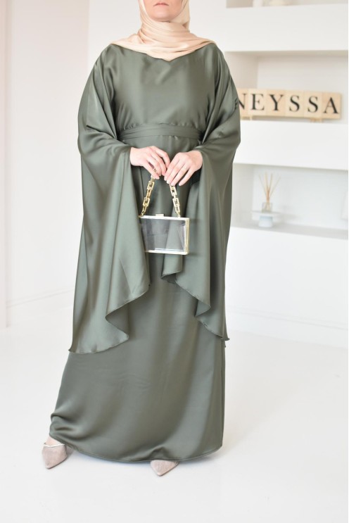 Ensemble papillon 2 pièces tunique papillon avec jupe style jilbab parfait pour femme voilée