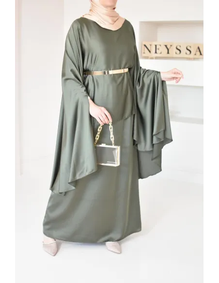 Ensemble papillon 2 pièces tunique papillon avec jupe style jilbab parfait pour femme voilée