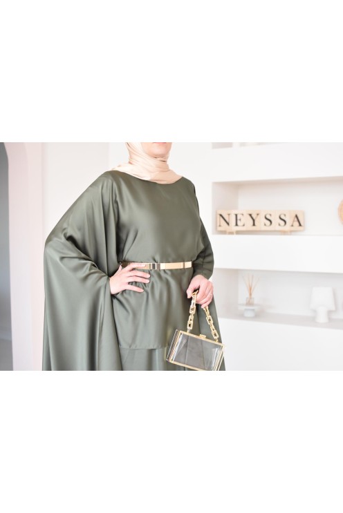 Ensemble papillon 2 pièces tunique papillon avec jupe style jilbab parfait pour femme voilée