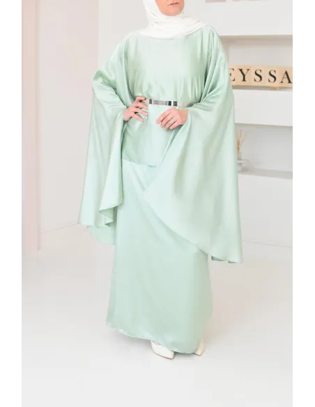 Ensemble papillon 2 pièces tunique papillon avec jupe style jilbab parfait pour femme voilée