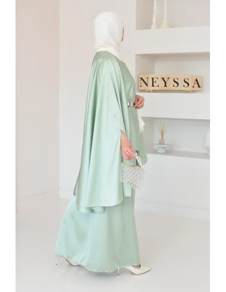 Ensemble papillon 2 pièces tunique papillon avec jupe style jilbab parfait pour femme voilée