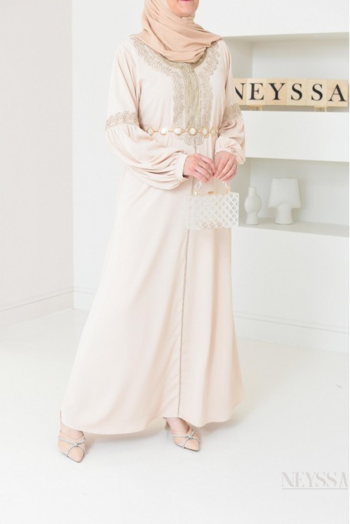 Damengürtel aus Metall, silber- oder goldfarben, mit Reliefmuster, verstellbar