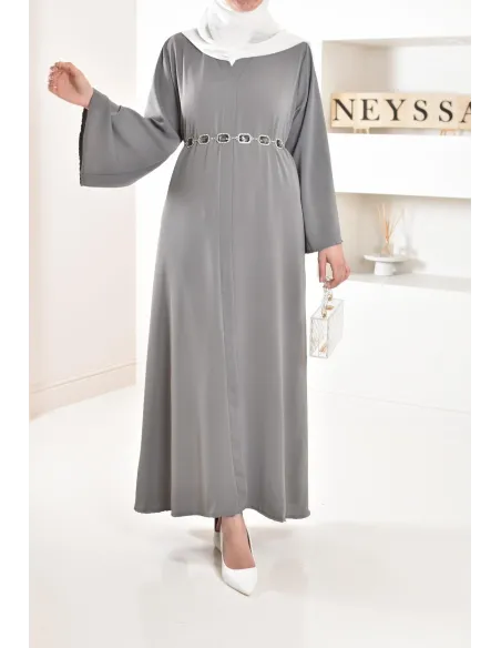 Ceinture pour caftan et robe à strass, avec chaîne ajustable, moderne et tendance