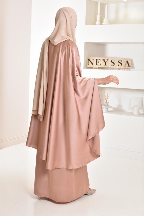 Ensemble papillon 2 pièces tunique papillon avec jupe style jilbab parfait pour femme voilée