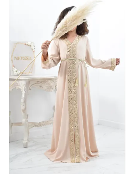 Robe Abaya style marocain pour mère et fille parfait pour l'Aïd