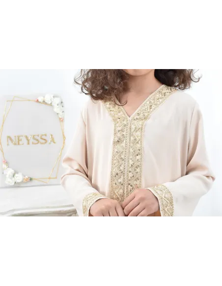 Robe Abaya style marocain pour mère et fille parfait pour l'Aïd