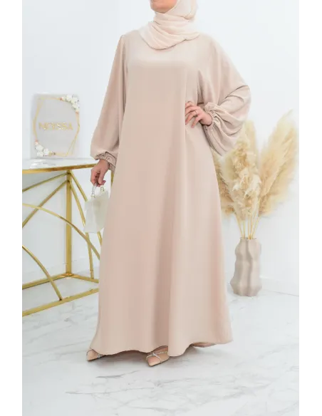 Abaya set with mastour apron for Muslim women