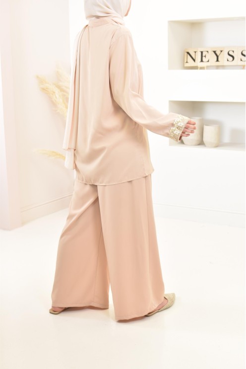 Ensemble Jogging 2 Pièces Fille - Sweat à Capuche & Pantalon | 100% Coton | Confortable | Taille 3-15 Ans
