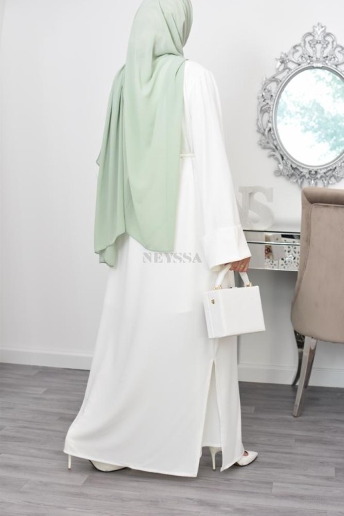 Ensemble kimono et pantalon modest fashion pas cher femme musulmane