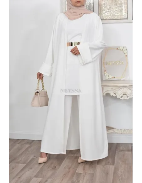 Ensemble kimono et pantalon modest fashion pas cher femme musulmane