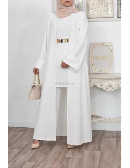 Ensemble kimono et pantalon modest fashion pas cher femme musulmane