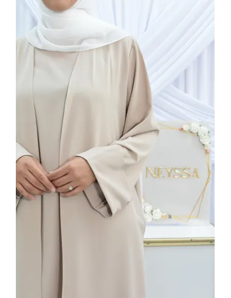 Ensemble kimono et pantalon modest fashion pas cher femme musulmane