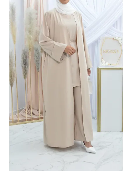 Ensemble kimono et pantalon modest fashion pas cher femme musulmane