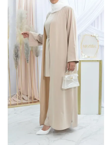 Ensemble kimono et pantalon modest fashion pas cher femme musulmane