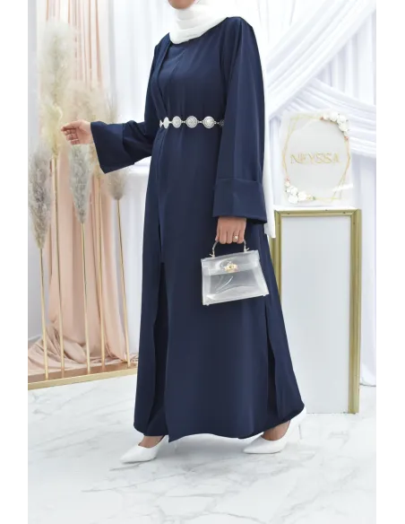 Ensemble kimono et pantalon modest fashion pas cher femme musulmane