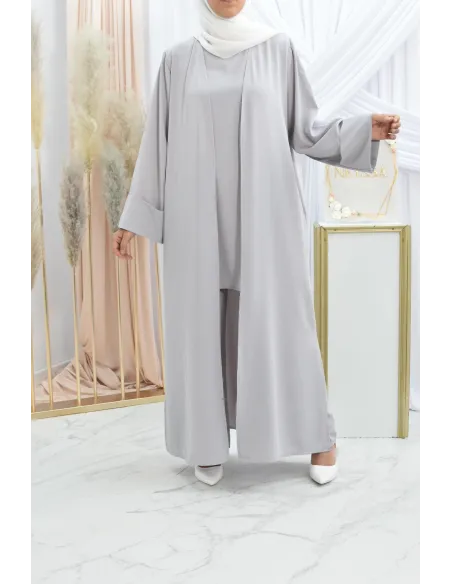 Ensemble kimono et pantalon modest fashion pas cher femme musulmane