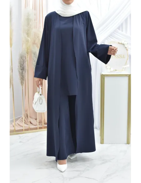 Ensemble kimono et pantalon modest fashion pas cher femme musulmane