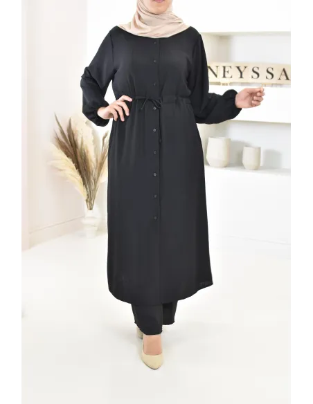 Classy and chic veiled woman top and bottom set with palazzo 