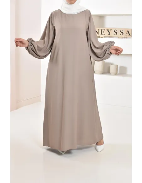 Abaya set with mastour apron for Muslim women