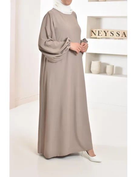 Abaya set with mastour apron for Muslim women