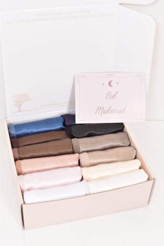 Box of 16 caps tube gift set for veiled women 2