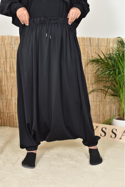 Bade-Jilbab Schmetterlingsschnitt mit integriertem Khimar, perfekt für große Größen