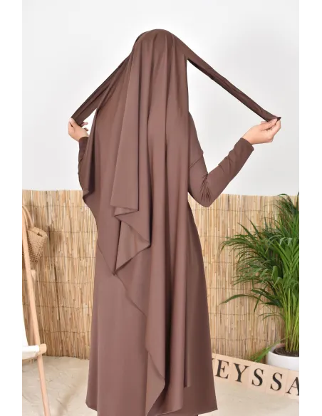 Burkini 4 pièces, cagoule, hijab, pantalon et tunique inclus, parfait pour les femmes voilées