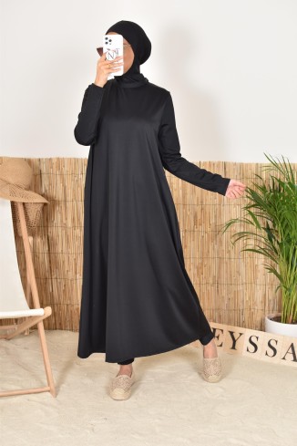 4-teiliger Burkini inklusive Kapuze und Hijab, perfekt für verschleierte Frauen