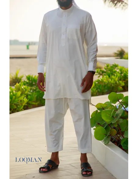 Cheap Pakistani 2-piece set by Loqman, ideal for praying