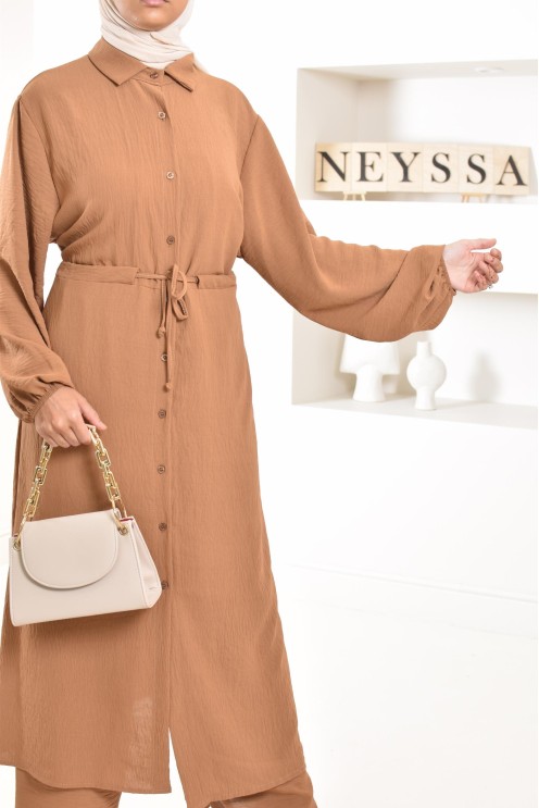 Classy and chic veiled woman top and bottom set with palazzo 