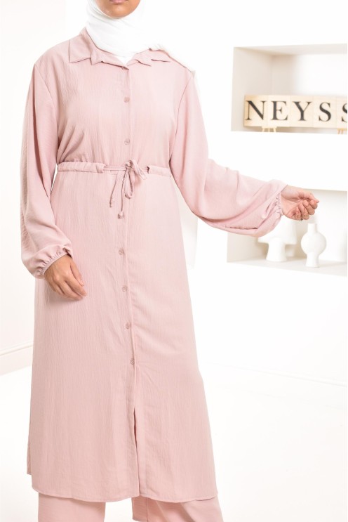 Classy and chic veiled woman top and bottom set with palazzo 