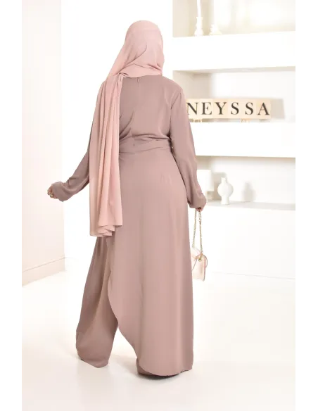 Combinaison femme 1 pièce tunique palazzo : idéale pour événements.