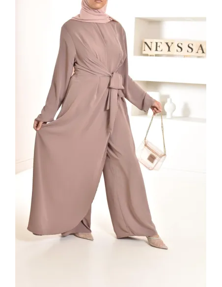 Combinaison femme 1 pièce tunique palazzo : idéale pour événements.