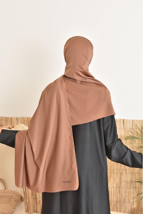 Hijab de burkini islamique bleu nuit parfait pour femme voilée musulmane