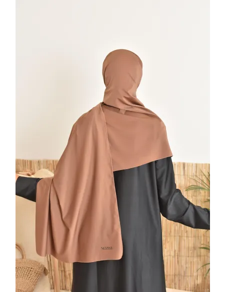Hijab de burkini islamique bleu nuit parfait pour femme voilée musulmane