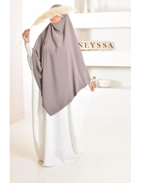 Long khimar pointu pour femme musulmane hijab légiféré