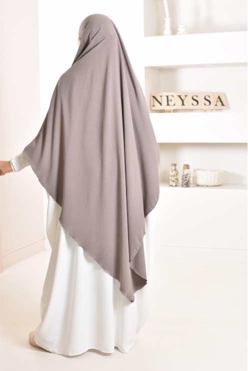 Long khimar pointu pour femme musulmane hijab légiféré