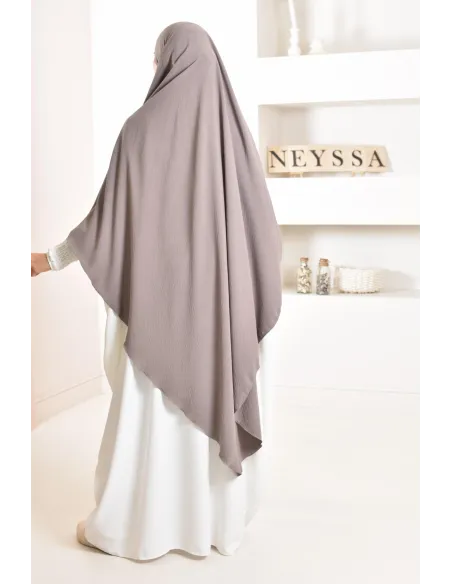 Long khimar pointu pour femme musulmane hijab légiféré