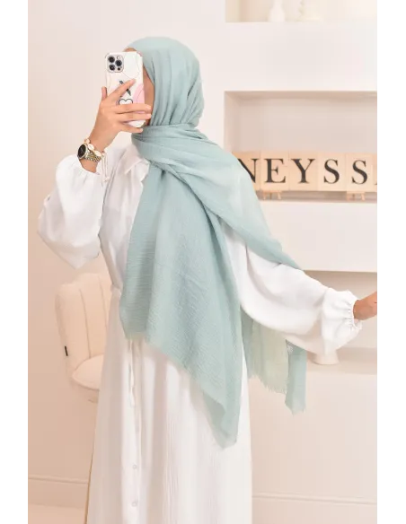 Hijab texturée long pour femme pas cher et parfait pour modest fashion