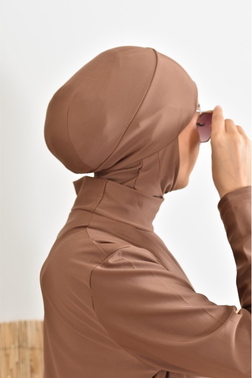 Hijab/Islamic bathing cap perfect for veiled Muslim woman 