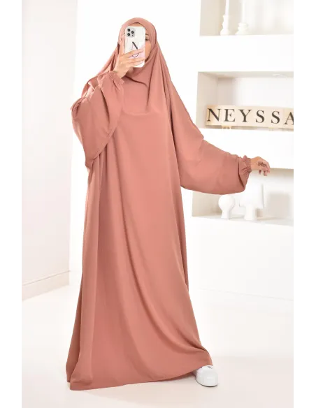 Jilbab une pièce long fluide et pas cher
