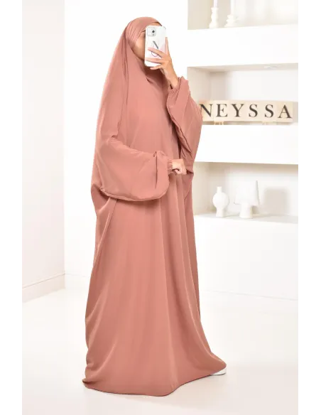 Jilbab une pièce long fluide et pas cher