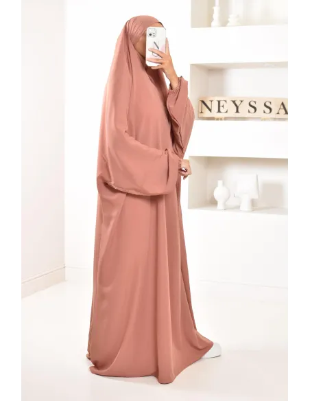 Jilbab une pièce long fluide et pas cher