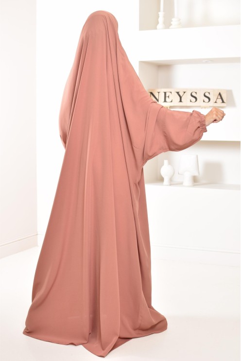 Jilbab une pièce long fluide et pas cher