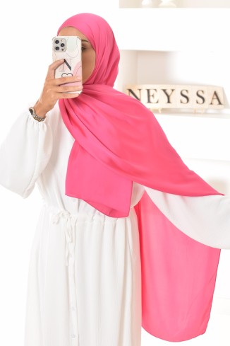 Maxi hijab satiné fluide parfait les fêtes de l'aïd 