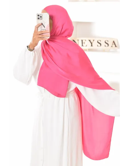 Maxi hijab satiné fluide parfait les fêtes de l'aïd 