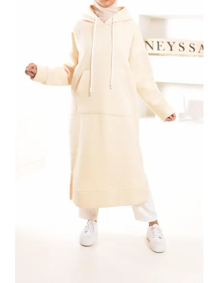 Robe tunique grande taille mastoura ample pour modest fashion hiver