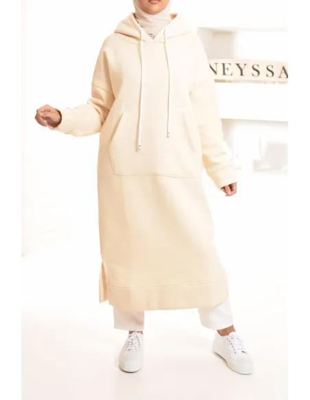 Robe tunique grande taille mastoura ample pour modest fashion hiver